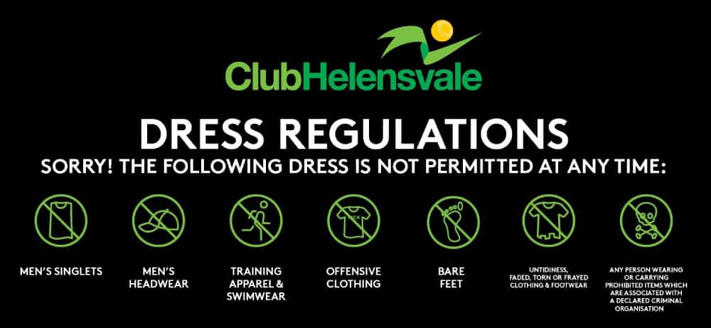 Entry Requirements – Club Helensvale